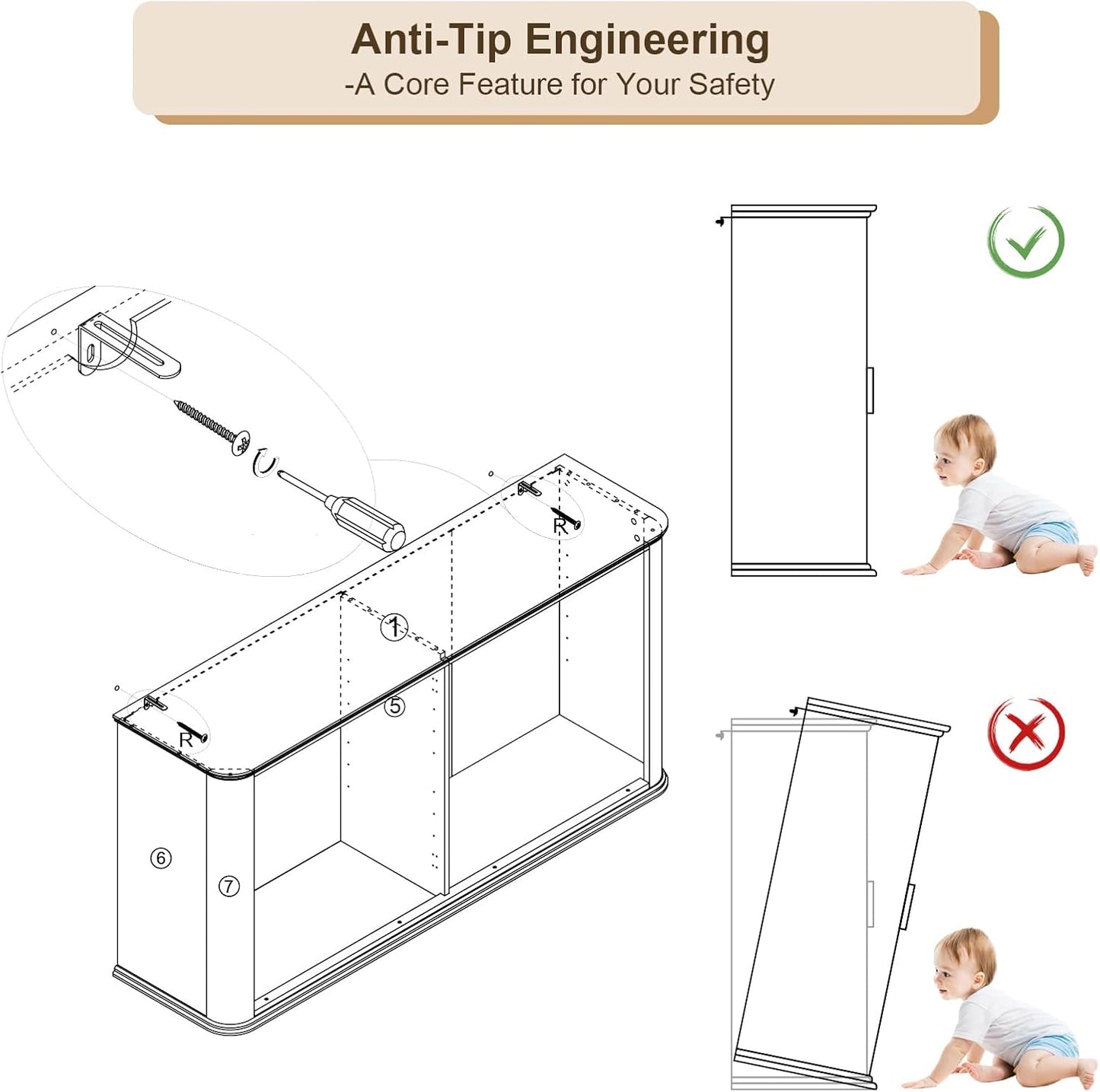 Fluted Sideboard Buffet Cabinet with Storage, 60" Modern Credenza with 4 Doors & Adjustable Shelves, Wood Coffee Bar Table for Living Room, Kitchen, Dining Room, Hallway, Black