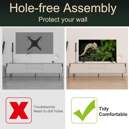 TV Stand for Hisense TV Stand Legs, Check Fit, for Specific TV Bottom Ports. Fits Select Hisense Models. Confirm Description Picture before Buying - Avoid Mismatch.