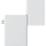 Omar Full Size Wooden Headboard Only, Three Panel Headboard in White