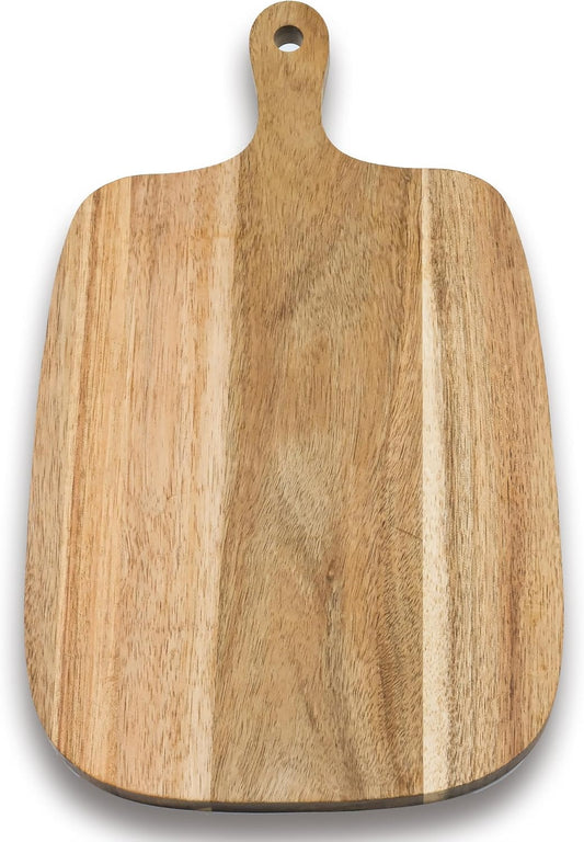 Kitchen Utensils Wooden Cutting Board and Durable Cutting Board with Handles for Meat, Cheese, Bread, Vegetables and Fruits Cutting Boards for Kitchen, Great Gift for Kitchen Chefs,Small,13” X 8”