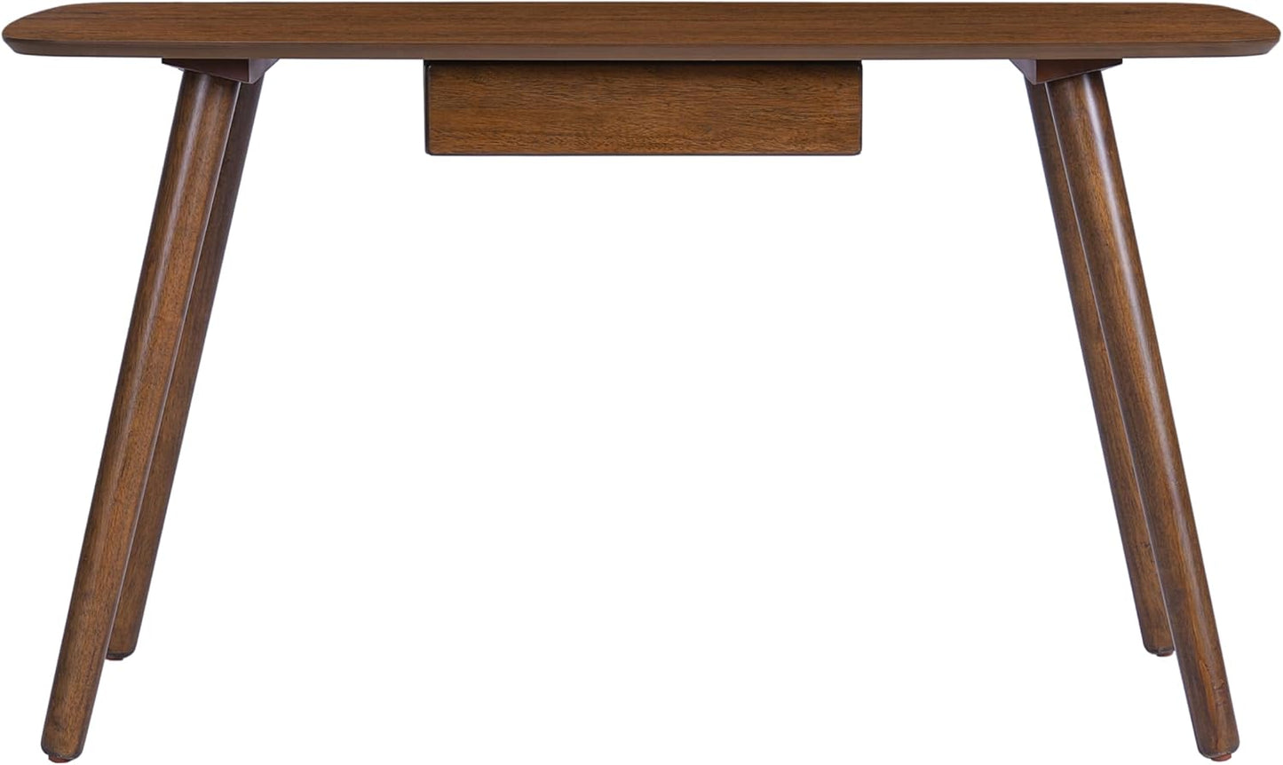 Study Computer Desk,Office Desk, Study Table,Writing Desk with Drawer for Home,Office Modern Furniture,Walnut Color