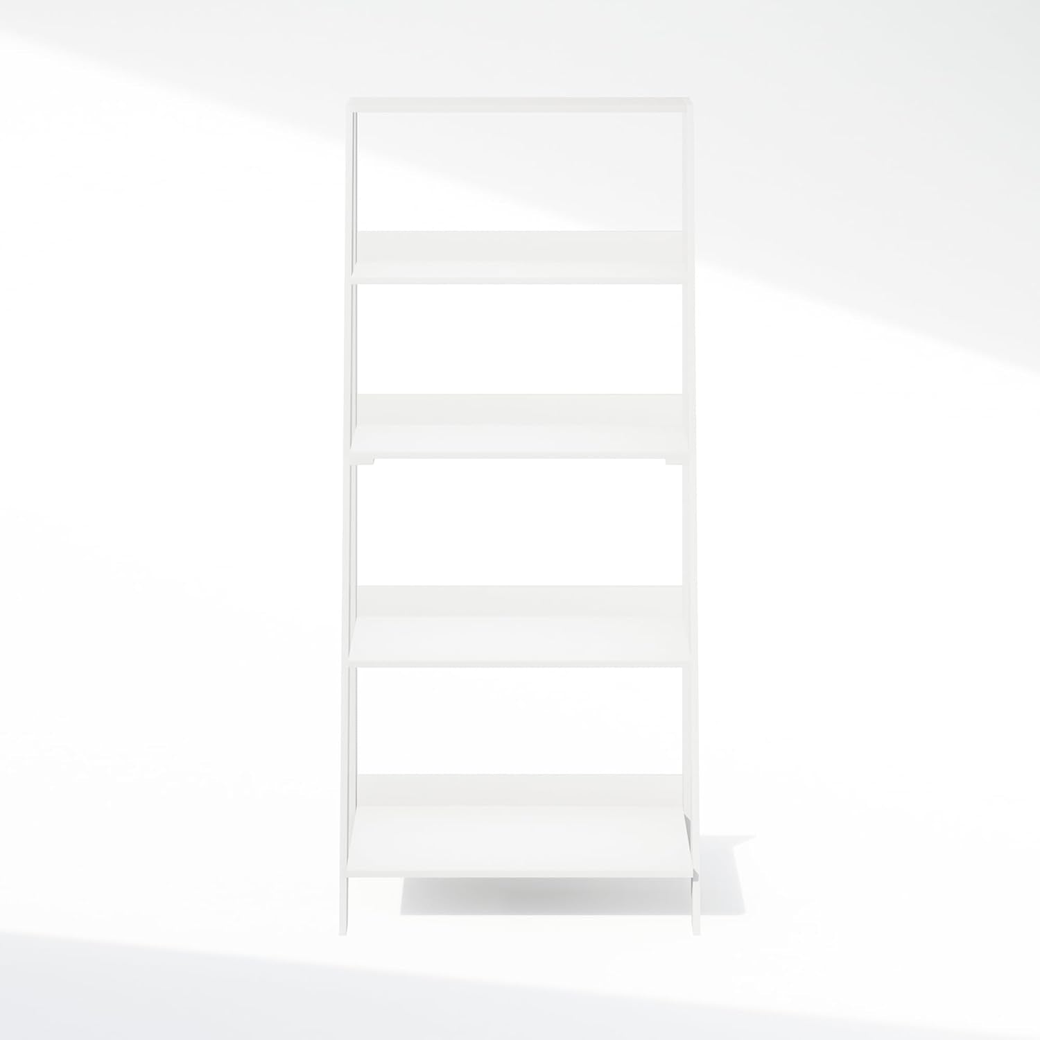 Ladder Display Shelf, 5-Tier Ladder Shelf, Ladder Bookshelf, Display Storage Shelves, 13 X 23.6 X 53.5, for Living Room, Home Office, White